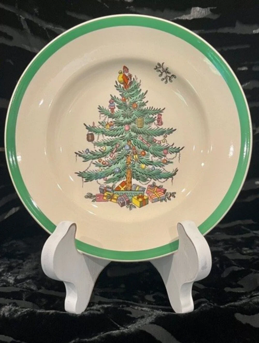 Mint Vintage Pre-1980 Spode Christmas Tree 6.5